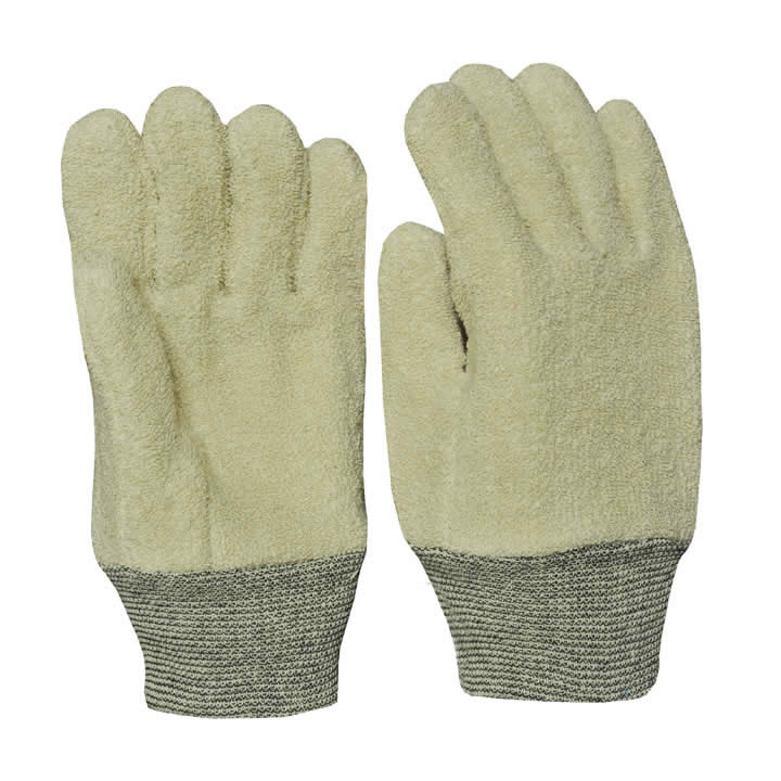 100% Cotton Terry with Black Knit Wrist Gloves 18oz to 34 oz for men & women