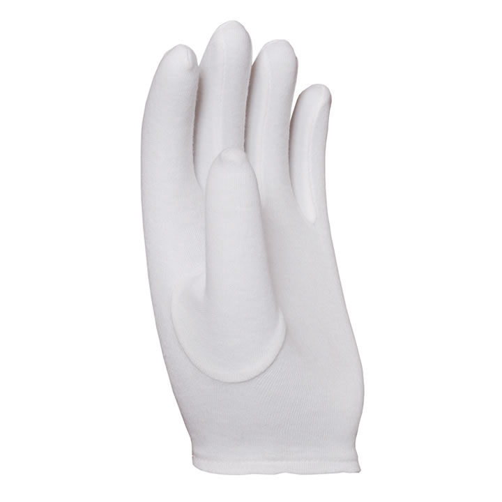 100 percen cottong interlock white fourchette. 100 percent cotton and mix poly cotton